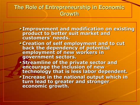 Entrepreneurship Is The Backbone Of The Economy Management And Leadership