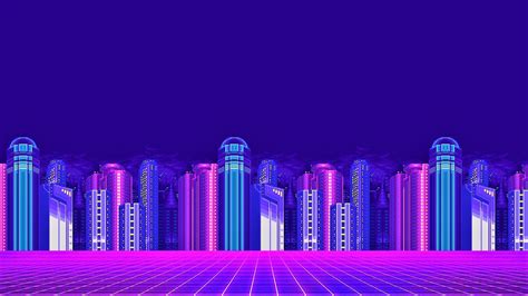Anime Neon City Wallpapers Wallpaper Cave