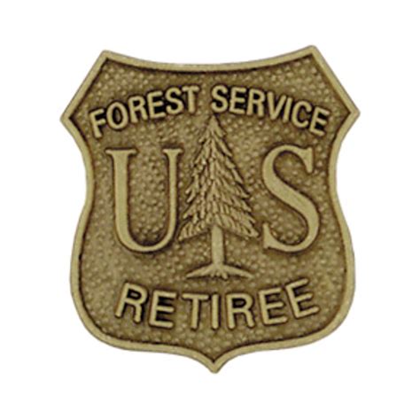 Forest Service Retiree Lapel Pin Western Heritage Company Inc