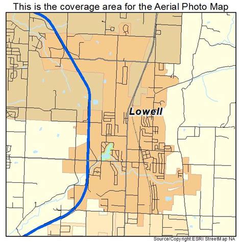 Aerial Photography Map Of Lowell Ar Arkansas