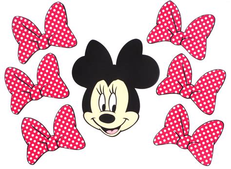 Minnie Mouse Free Bow Printables - ClipArt Best