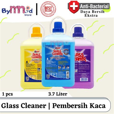 Jual Yuri Glass Cleaner 37 Liter Yuri Pembersih Kaca Exp 2025 Shopee Indonesia