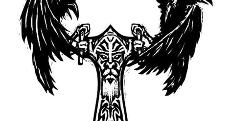 Tattoo flash and paintings from approved submitters. Viking Raven Tattoo 12+ amazing norse raven tattoo designs | Tattoo ideas | Pinterest ...