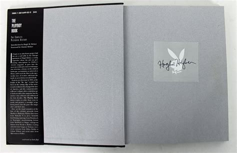 Lot Detail Hugh Hefner Signed Playboy Forty Years Hardcover Book