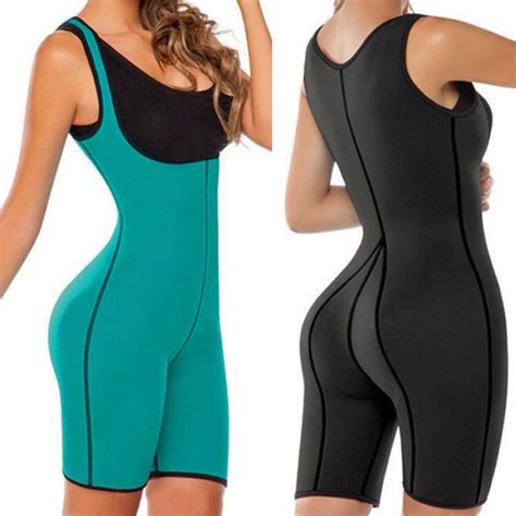 2018 Women Slimming Shapers Full Body Neoprene Sauna Sweat Suits Ultra