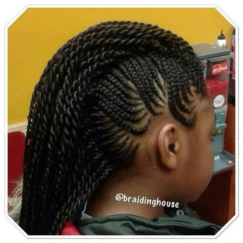 Cornrows Into Mohawk Afro Hairstyles Cornrow Mohawk Hairstyle