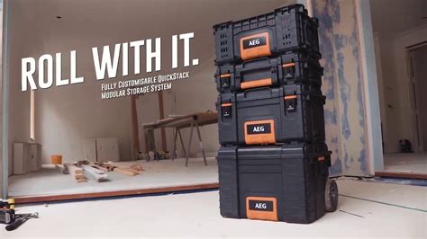 Storage systems help us feel super organized, so it's no wonder why the furniture market is filled to the brim with modular storage units. The 3 Piece AEG Quickstack Modular Storage System - YouTube