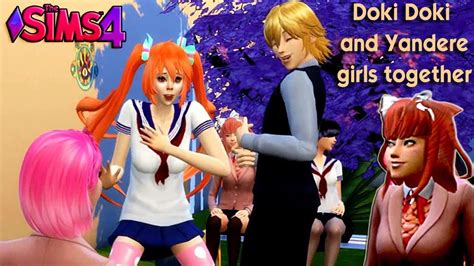 Sims 4 Yandere Girls Against Doki Doki Girls Youtube