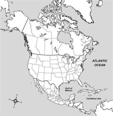 Map Of Canada Us And Mexico North America Map V Save North America Map