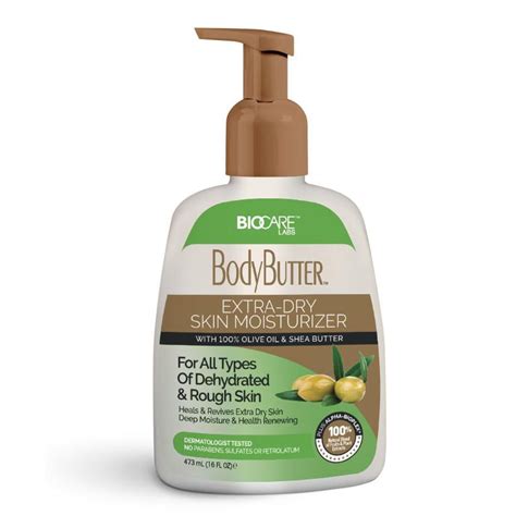 Biocare Body Butter Extra Dry Skin Moisturizer With 100 Olive Oilandshea