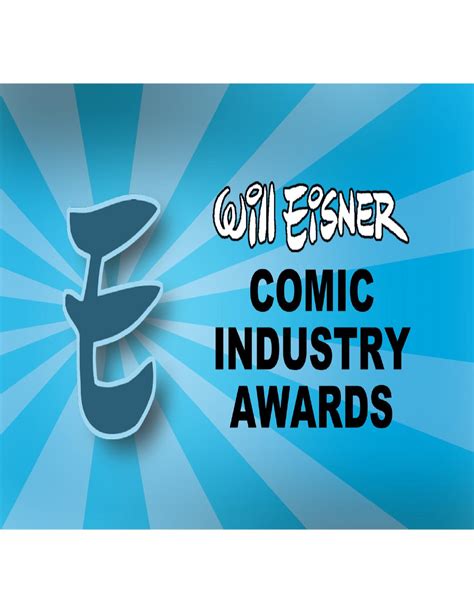 2010 Will Eisner Comic Industry Awards By Comic Con International Issuu