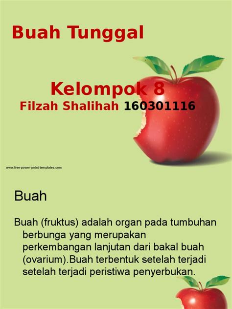 Buah Tunggal Pdf