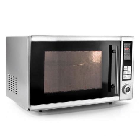 Gracias al sistema de grill y por convección, los microondas multiplican sus usos y posibilidades. Horno Microondas 30 L con Plato Giratorio y Grill
