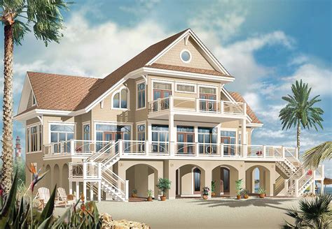 Vacation Beach House Plan 21638dr Architectural Designs House Plans