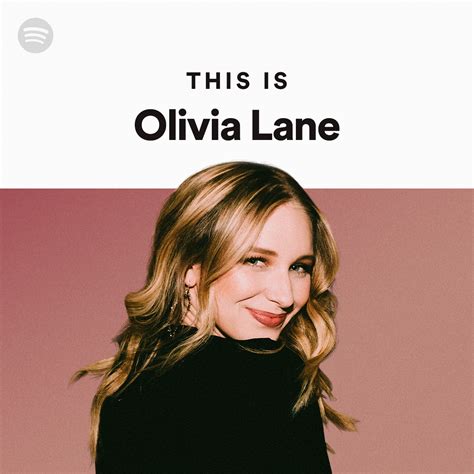 This Is Olivia Lane Spotify Playlist