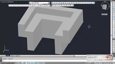 Blocks are collected in one file that are made in the drawing, both in plan and in profile. Autocad 3D drawing 1 - YouTube