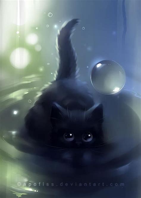 Rihards Donskis Creates Cosmically Sweet Cat Art Catster Cat Art