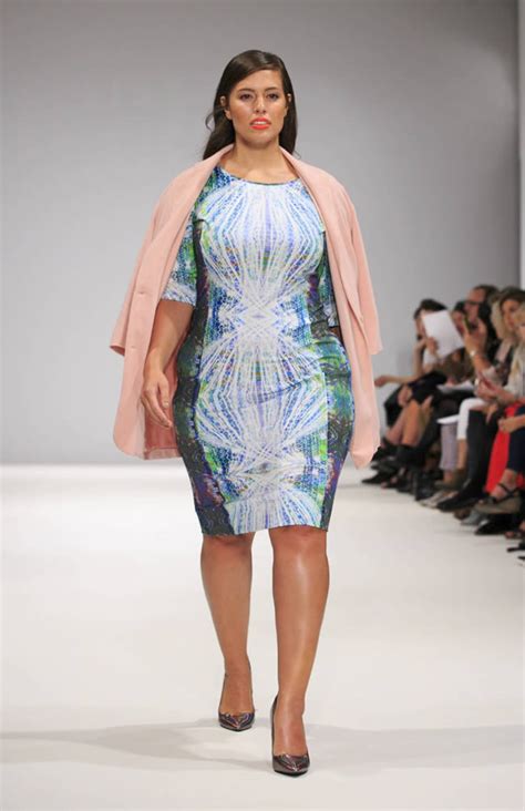 Plus Size Models Walks The Runway At London Fashion Week