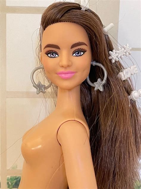Barbie Nude Curvy Latina Brunette Articulated Brand New Out Of Box Ebay