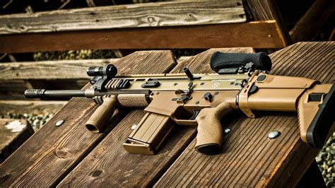 Wallpaper Id 902595 Assault Rifle Fn Scar 1080p Weapons Free Download