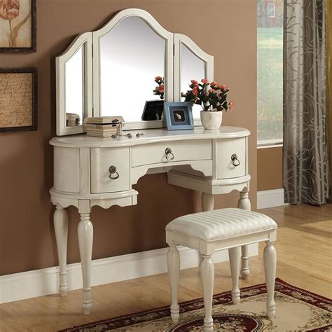 Top 10 Vintage Vanity Tables With Mirror And Bench