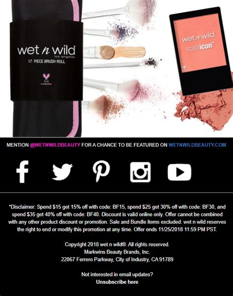 Wet N Wild Black Friday 2022 Beauty Deals And Sales Chic Moey