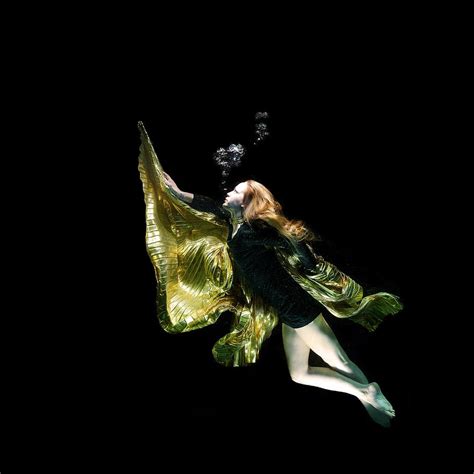 Woman Black Dress Floating Underwater Model Fine Arts Dom Piqsels