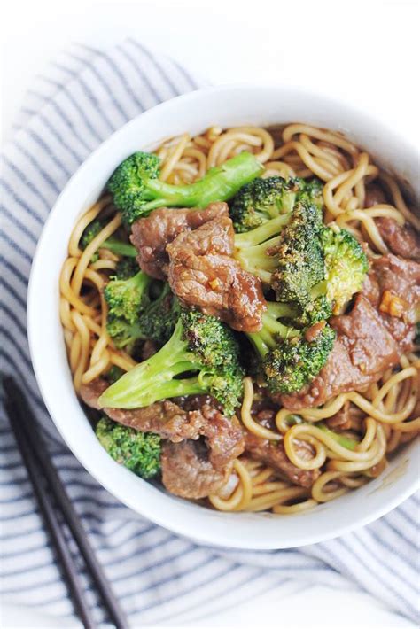 Easy Beef And Broccoli Noodles Recipe Couple Eats Food