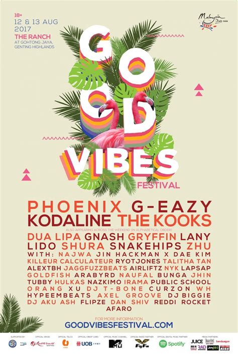 here s your complete lineup for good vibes festival 2017