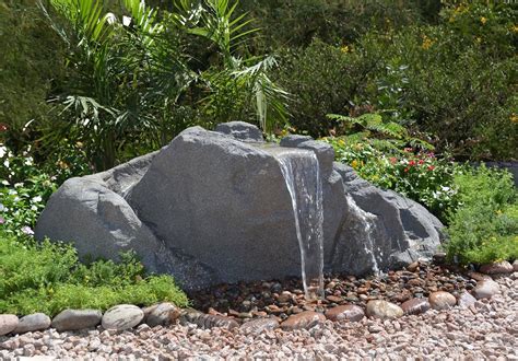 Outdoor Waterfall Fountain With Complete Disappearing
