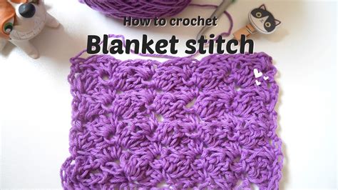 How To Crochet Blanket Stitch Tutorial Jenny And Teddy