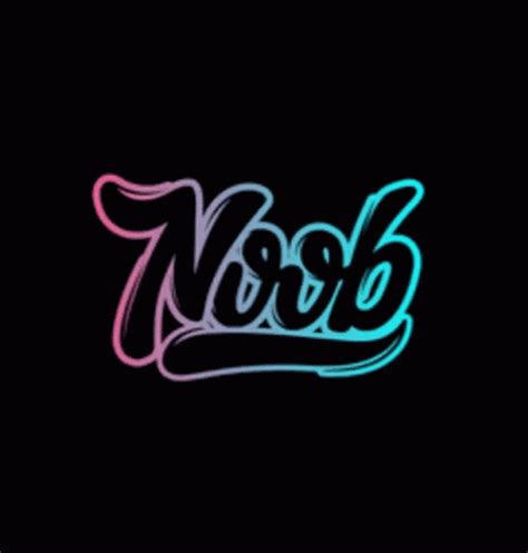Noob Word With Lights 