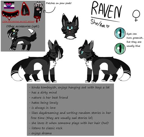 Outdated Raven Main Fursona Ref By Raindrop Raven On Deviantart