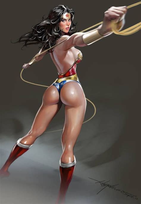 Wonder Woman Dc Comics Wonder Woman Series 1girl Ass Back Bare