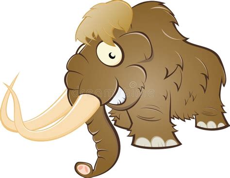 Cartoon Mammoth Stock Vector Illustration Of Closeup 18457285