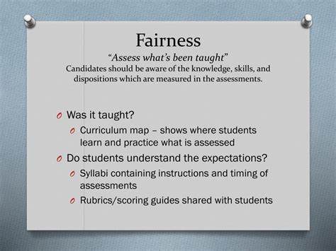 Ppt Fairness Accuracy And Consistency In Assessment Powerpoint