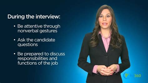 How To Conduct An Interview Youtube