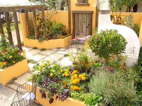 Ideas for creating your own mediterranean garden. Useful Mediterranean Garden Design About Small Home ...