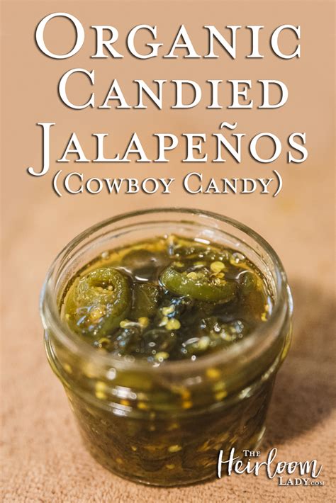 Organic Candied Jalapeños Cowboy Candy — The Heirloom Lady