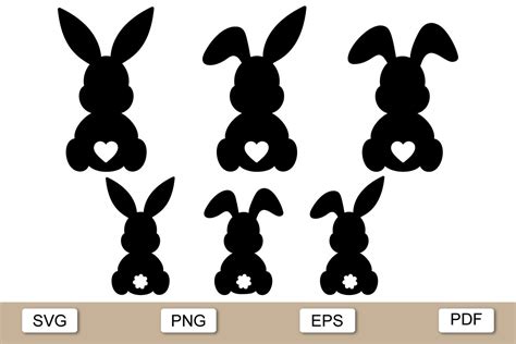 Clipart Image Easter Bunny Silhouette Svg