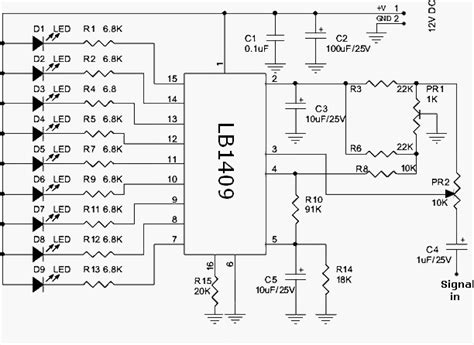 Vu meter or a volume unit meter circuit is a device used for indicating the music volume output from an amplifier or a loudspeaker system. VU meter LM3916 VS LB1409 - Forum - Circuits Online