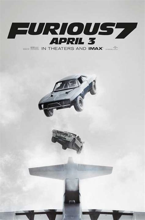 Affiche Du Film Fast And Furious 7 Acheter Affiche Du Film Fast