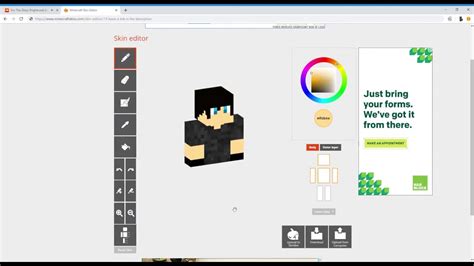 Creating A Skin From Skinseed Website Creator Youtube