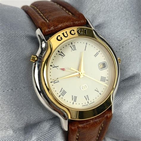 Gucci Vintage Stainless Steel Mondiale 8200 M Unisex Watch At 1stdibs