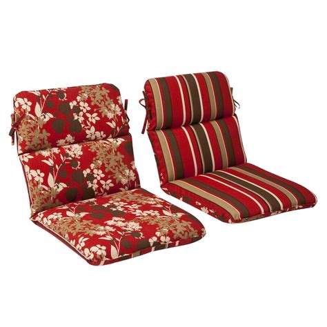 The most common cushions for lounge material is cotton. Pillow Perfect Montifleuri Indoor/Outdoor Lounge Chair ...