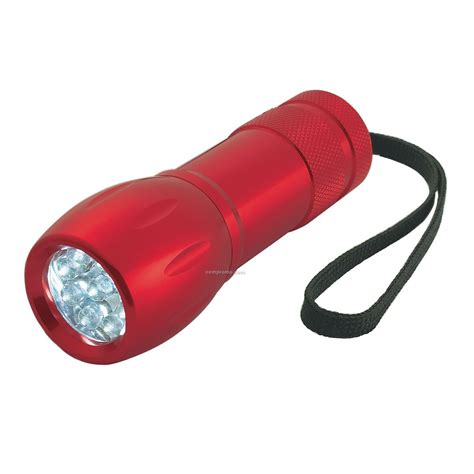 Red Flashlight W 9 Leds And Wrist Strapchina Wholesale Red Flashlight W
