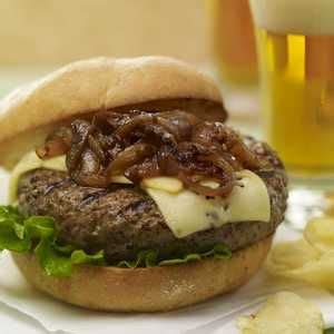 Brewpub Burgers With Caramelized Chipotle Onions Recipe Recipe