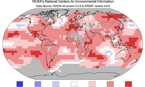 First Half Of 2017 Was Earth´s Second Hottest On Record Daily Mail