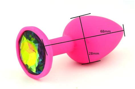 Butt Toy Silicone Mini Anal Sex Toys For Women Men Erotic Butt Plugs Crystal Jewelry Adult Booty