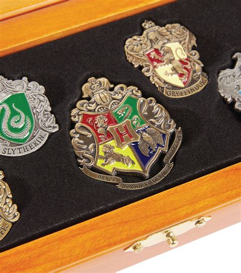 Harry Potter Hogwarts House Pins Set Of 5 Harrods Uk